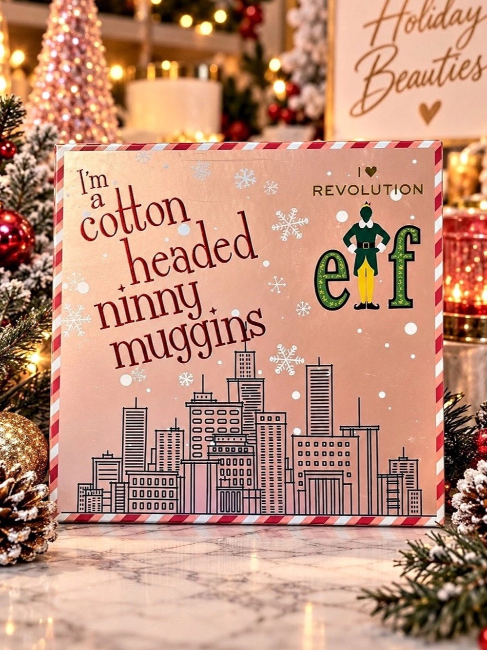 I Heart Revolution x Elf Ninny Muggins 25 Shade Eyeshadow Palette NEW